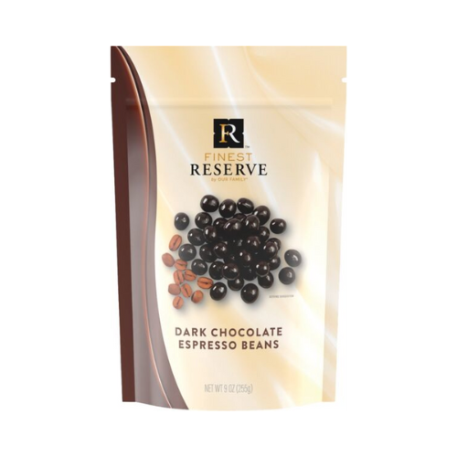 Finest Reserve Dark Chocolate Covered Espresso Bean 9oz