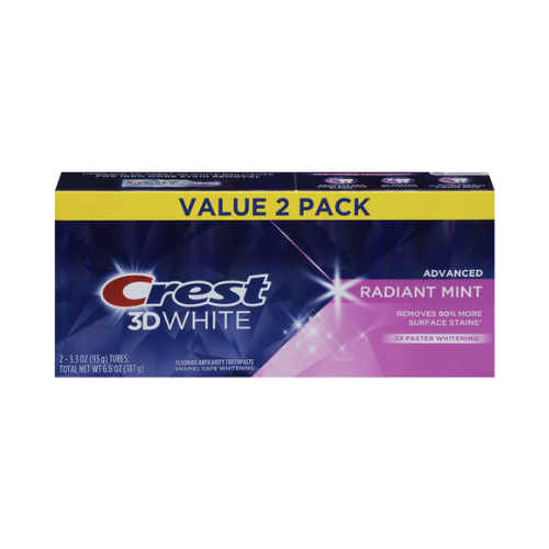 Crest 3D Whitening Advanced Radiant Mint Toothpaste 6.6 oz