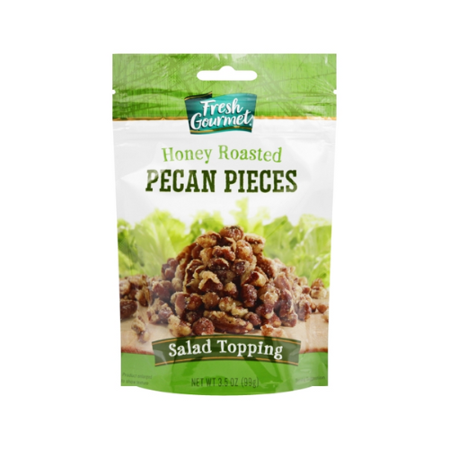 Fresh Gourmet Honey Roasted Pecan Pieces Salad Topping  3.5 oz