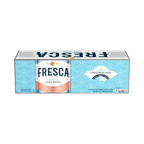 Fresca Original Peach Citrus Cans 12oz x 12pk