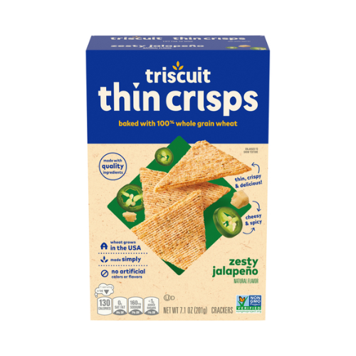 Nabisco Triscuit Thin Crisps Zesty Jalapeno 7.1oz