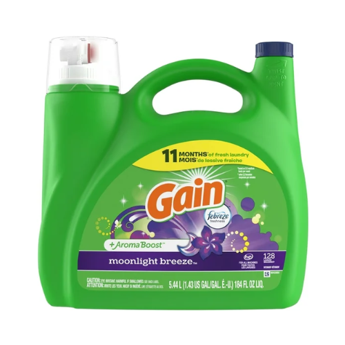 Gain Liquid Moonlight Breeze Laundry Detergent He 184oz