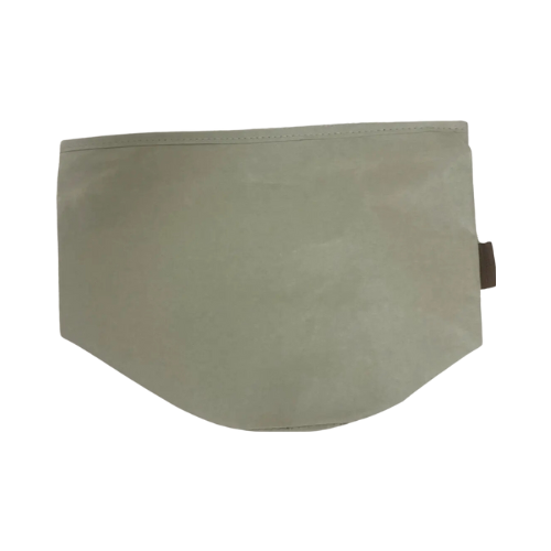 Green Grey Plain Washable Paper Bag