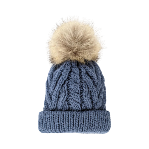 Huggalugs Pop Beanie Slate Blue XL (Adult)