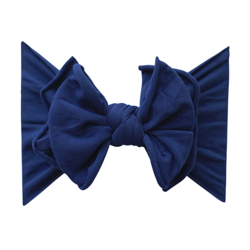 FAB-BOW-LOUS Headband Navy