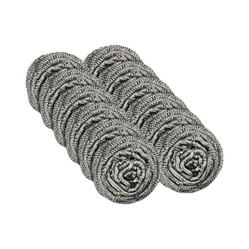 Stainless Steel Wool Scourers by Scrub It Pad - 12pk