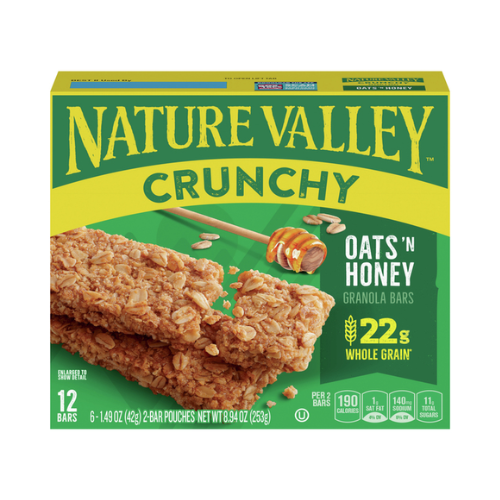 Nature Valley Crunchy Oats 'N Honey Granola Bars 8.94oz 12ct