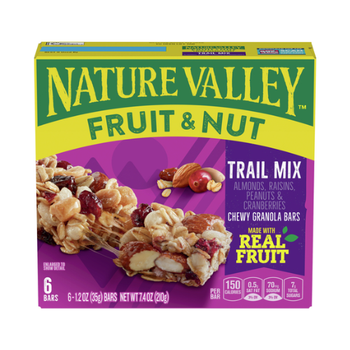 Nature Valley Fruit & Nut Trail Mix Chewy Granola Bars 6ct