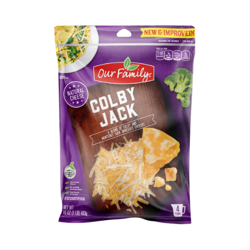 Our Family Colby Jack Shredded Cheese 16oz