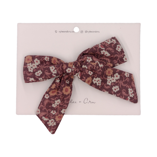 Rylee + Cru Printed Bow One Size