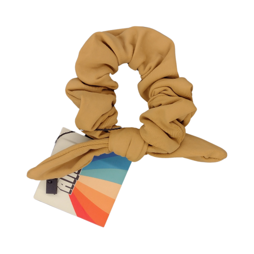 Tan Athletic Scrunchie