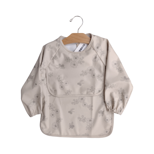 Long Sleeve Army Green Toddler Bib 12-36M