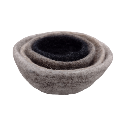 Abbott Wool Nesting Bowls Set of 4