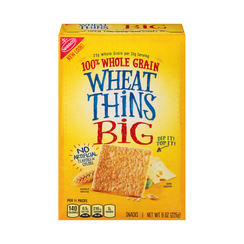 Nabisco 100% Whole Grain Wheat Thins Big 8oz