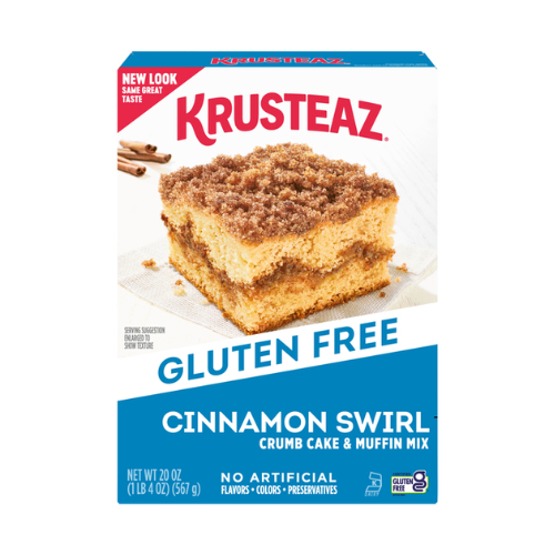 Krusteaz Cinnamon Swirl Gluten Free Mix 20oz