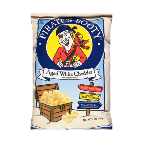 Pirates Booty Salty Snacks Aged White Cheddar Puffs 4oz