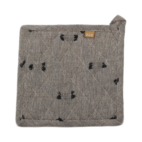 Tuft Pot Holder - Dark Slate Blue