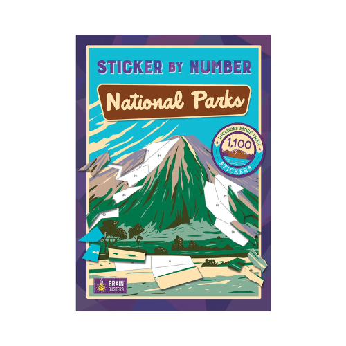 National Parks Sticker by Number Activity Book