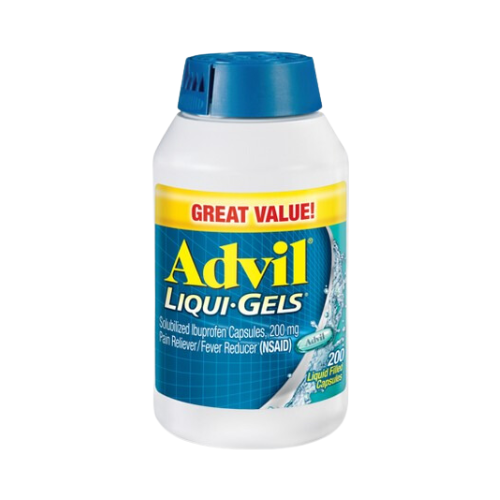 Advil Liqui-Gels 200 mg Pain Reliever/Fever Reducer (NSAID) 120ct