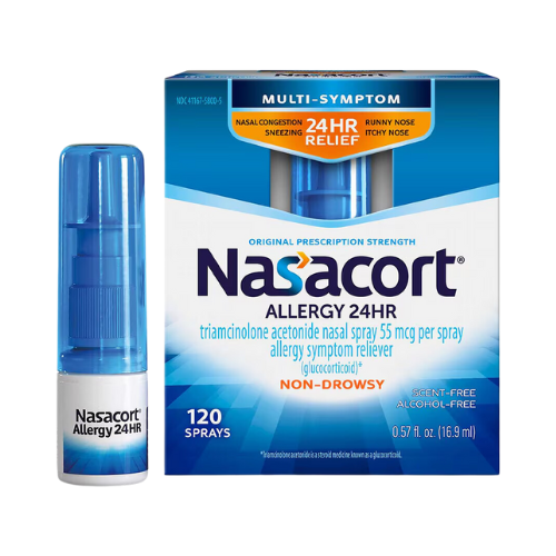 Nasacort 24hr Allergy Symptom Reliever Nasal Spray 120 Sprays