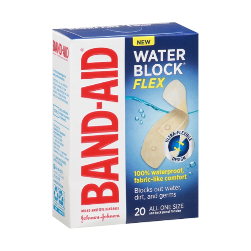 Band-Aid Waterblock Flex All One Size 20ct