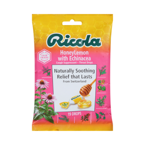 Ricola Cough Drops Honey Lemon with Echinacea 19oz