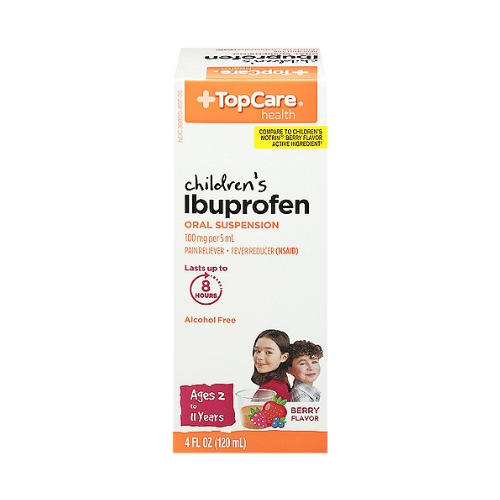 Top Care Children's Berry Flavored Ibuprofen Oral Suspension 4 fl oz”