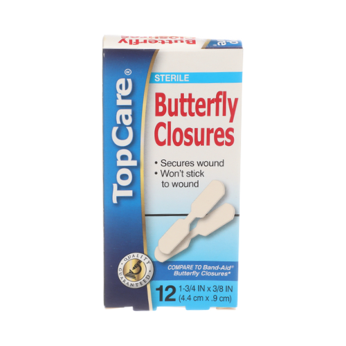 Topcare Bandages Butterfly Closures 12ct