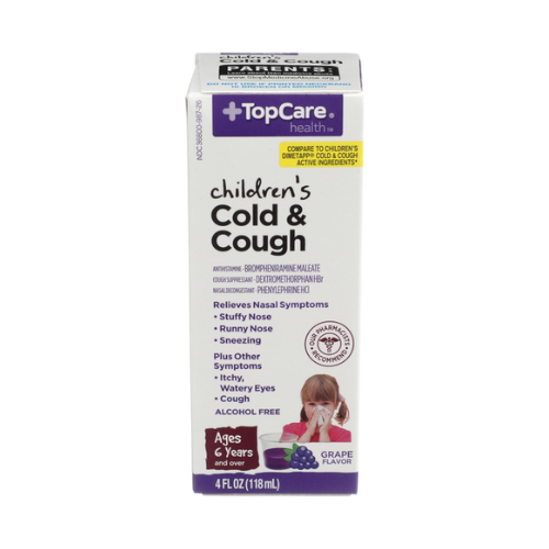 TopCare Children's Cold & Cough Grape Flavor 4oz