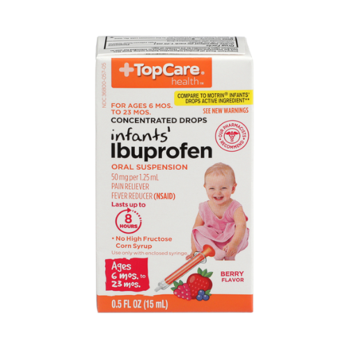 Topcare Infant Ibuprofen Oral Suspension Berry 0.5fl oz