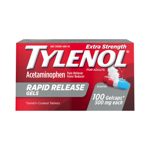 Tylenol Extra Strength Rapid Release Gels 100ct