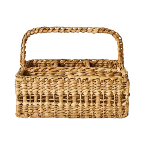 H&H Natural Woven Utensil Caddy