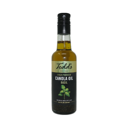 Todd's Basil Cold Pressed Canola Oil 8.45fl oz