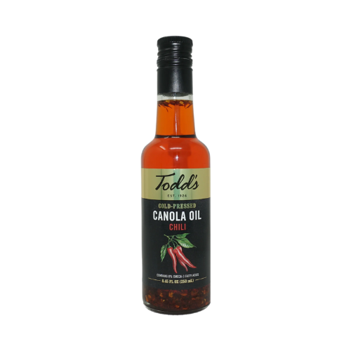 Todd's Chili Cold Pressed Canola Oil 8.45fl oz