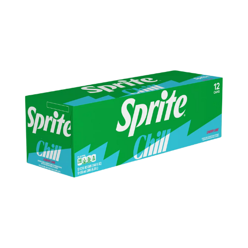 Sprite Chill Cherry Lime Soda Cans 12fl oz x 12pk