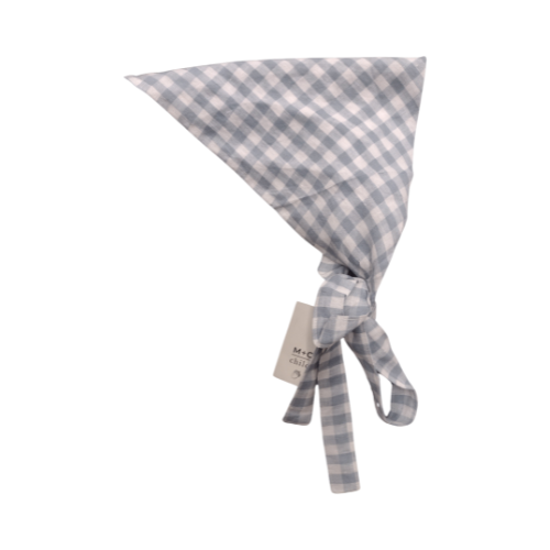 M + C Child Scarf, Duck Egg Gingham