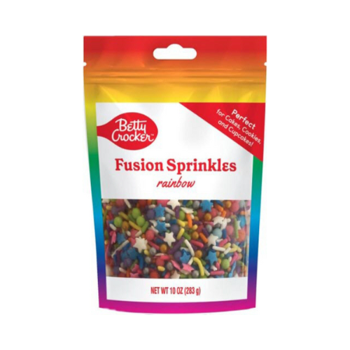 Betty Crocker Premium Rainbow Fusion Sprinkles 10oz