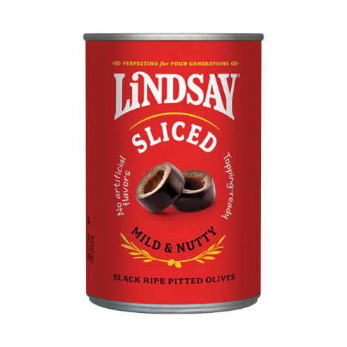 Lindsay Sliced Black Ripe Pitted Olives 6.5oz