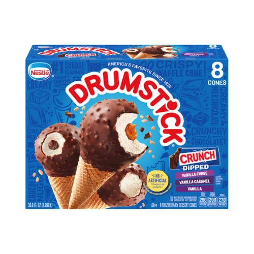 Nestle Drumstick Crunch Dip Ice Cream 8ct