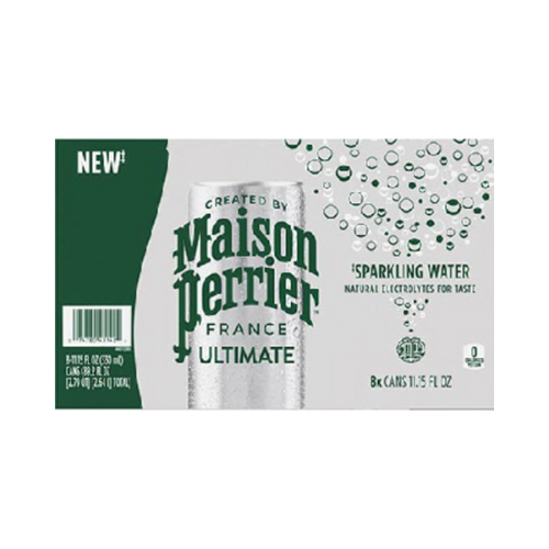 Perrier Unflavored Sparkling Water 8ct