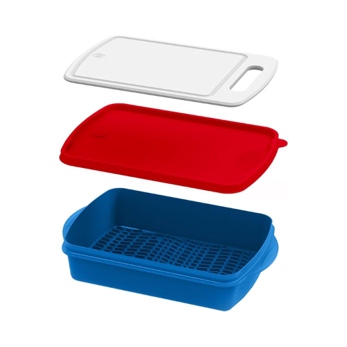 Mr. Bar-B-Q Prep & Slice Marinating Tray & Cutting Board