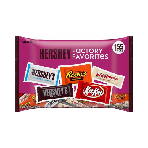 Hershey Snack Size Assorted Factory Favorites 68.7oz