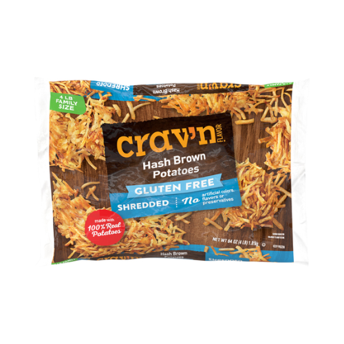 Crav'n Flavor Shredded Hashbrowns 4lb