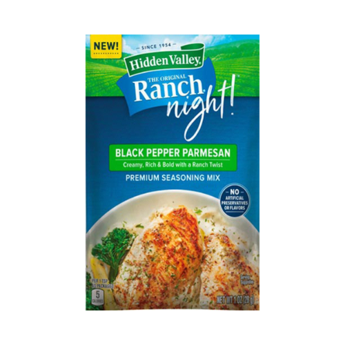 Hidden Valley Ranch Mix Black Pepper Parmesan 1oz