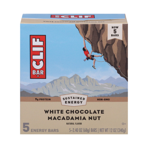 Clif Bar White Choc Macadamia Nut Energy Bar 5ct