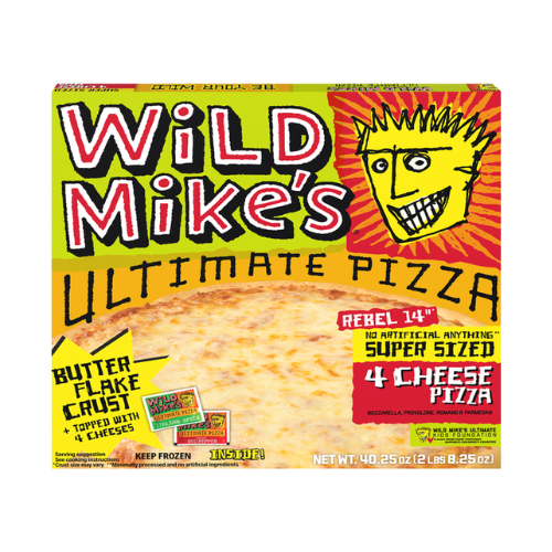 Wild Mike's 4 Cheese 14" Frozen Pizza 40.25oz