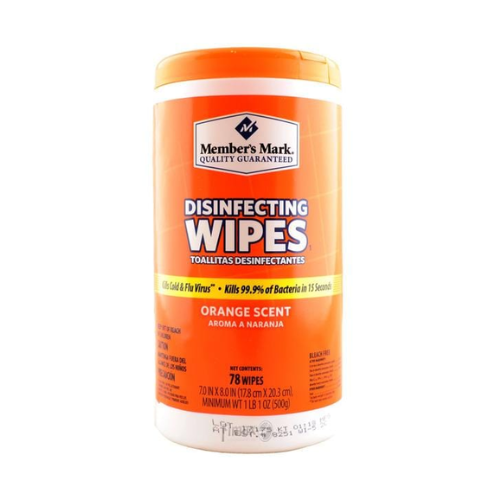 Member's Mark Orange Scent Disinfecting Wipes 78ct