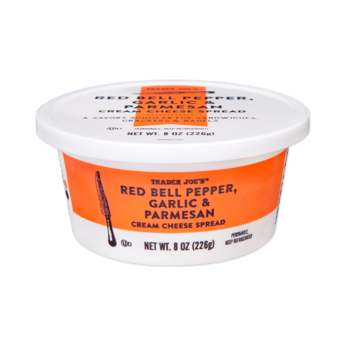 Red Bell Pepper, Garlick & Parm Cream Cheese Spread 8oz