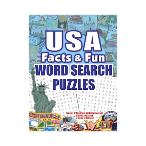 USA Facts & Fun Word Search Puzzles Book