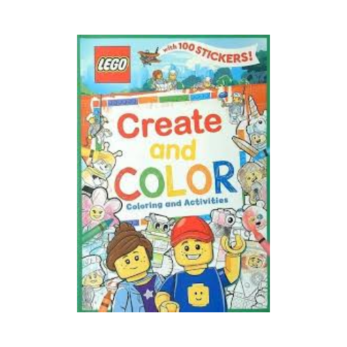 Lego Create and Color Coloring and Activities Book